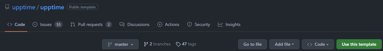 monitor website for changes: template